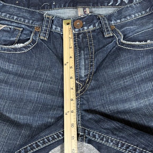 Silver Jeans Men's 33x30 Blue 925 Denim Gordie Loose Fit Straight Leg - Picture 10 of 12